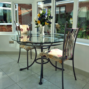 Testimonials - Tuscany Table & Tuscany Chairs with additional padded backs