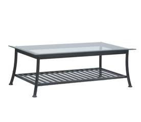 Blenheim Metal Coffee Table with Shelf