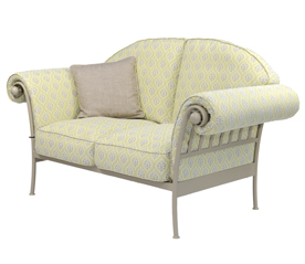 Sorrento Metal Sofa - Petite